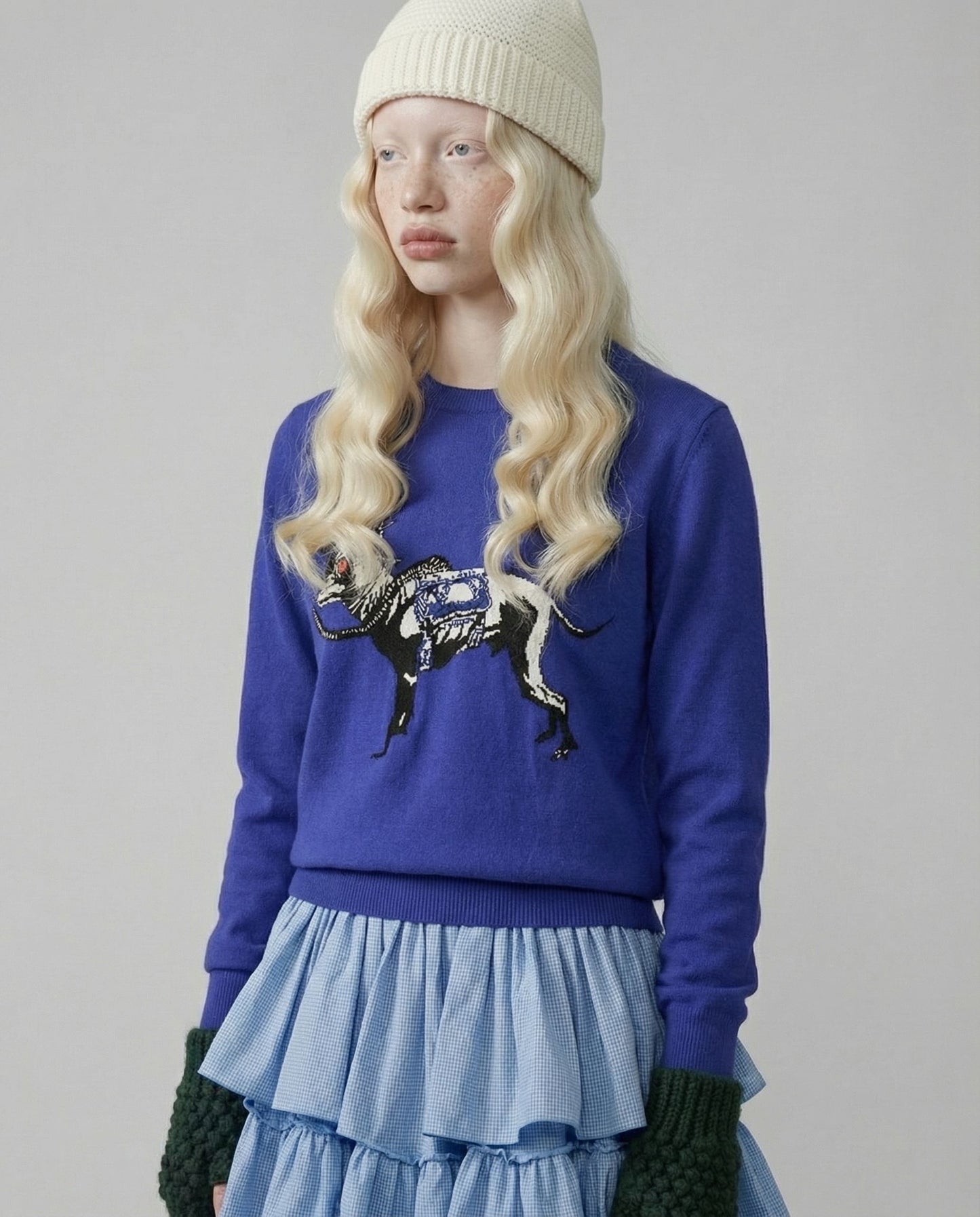 Blue Doggie Sweater