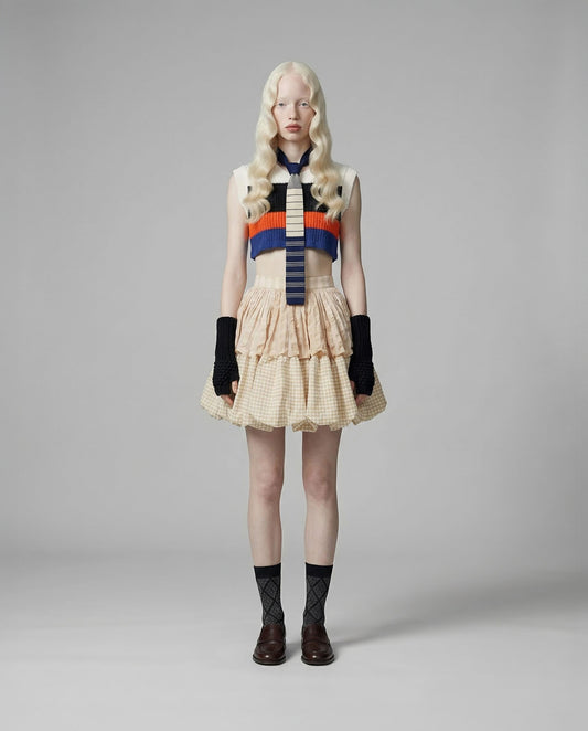 Pollera Yellow Miniskirt