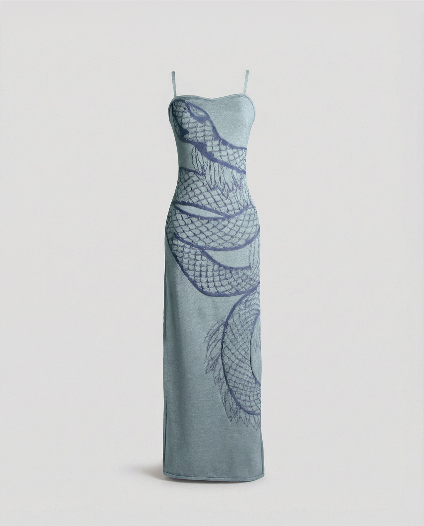 Blue Snake Dress
