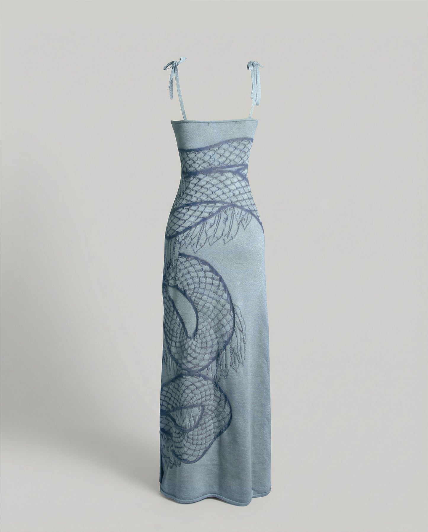 Blue Snake Dress