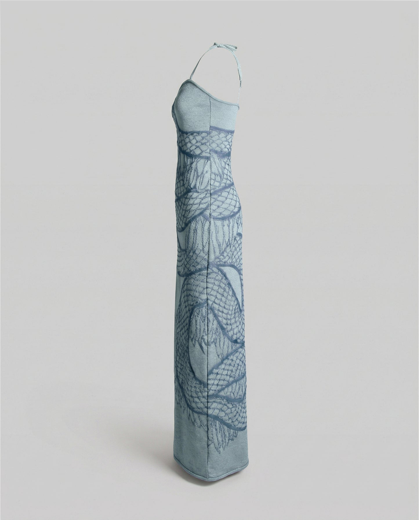 Blue Snake Dress