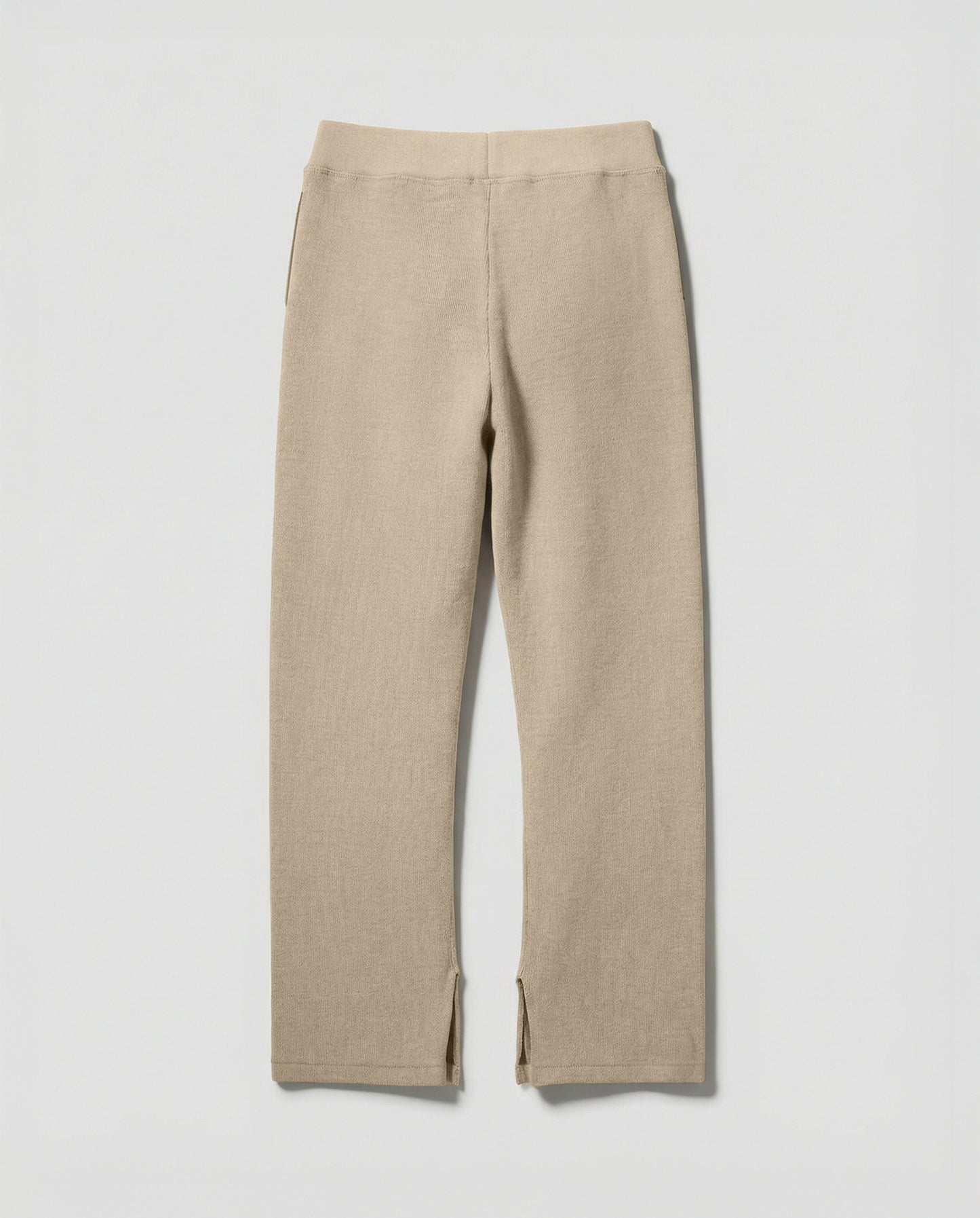 Palm Knitted Beige Jogger