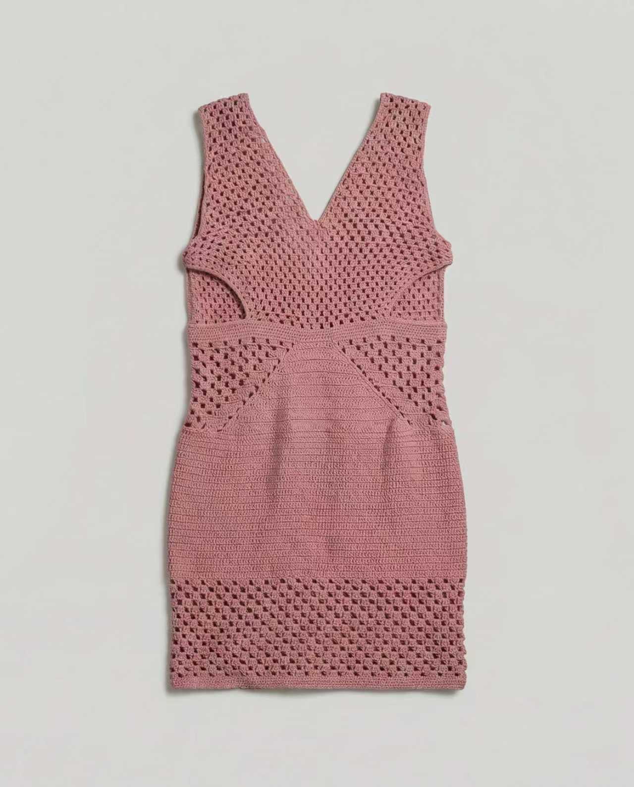 Calado Knitted Minidress
