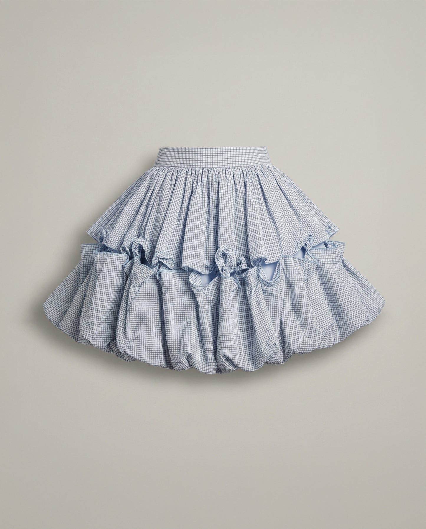 Pollera Blue Miniskirt
