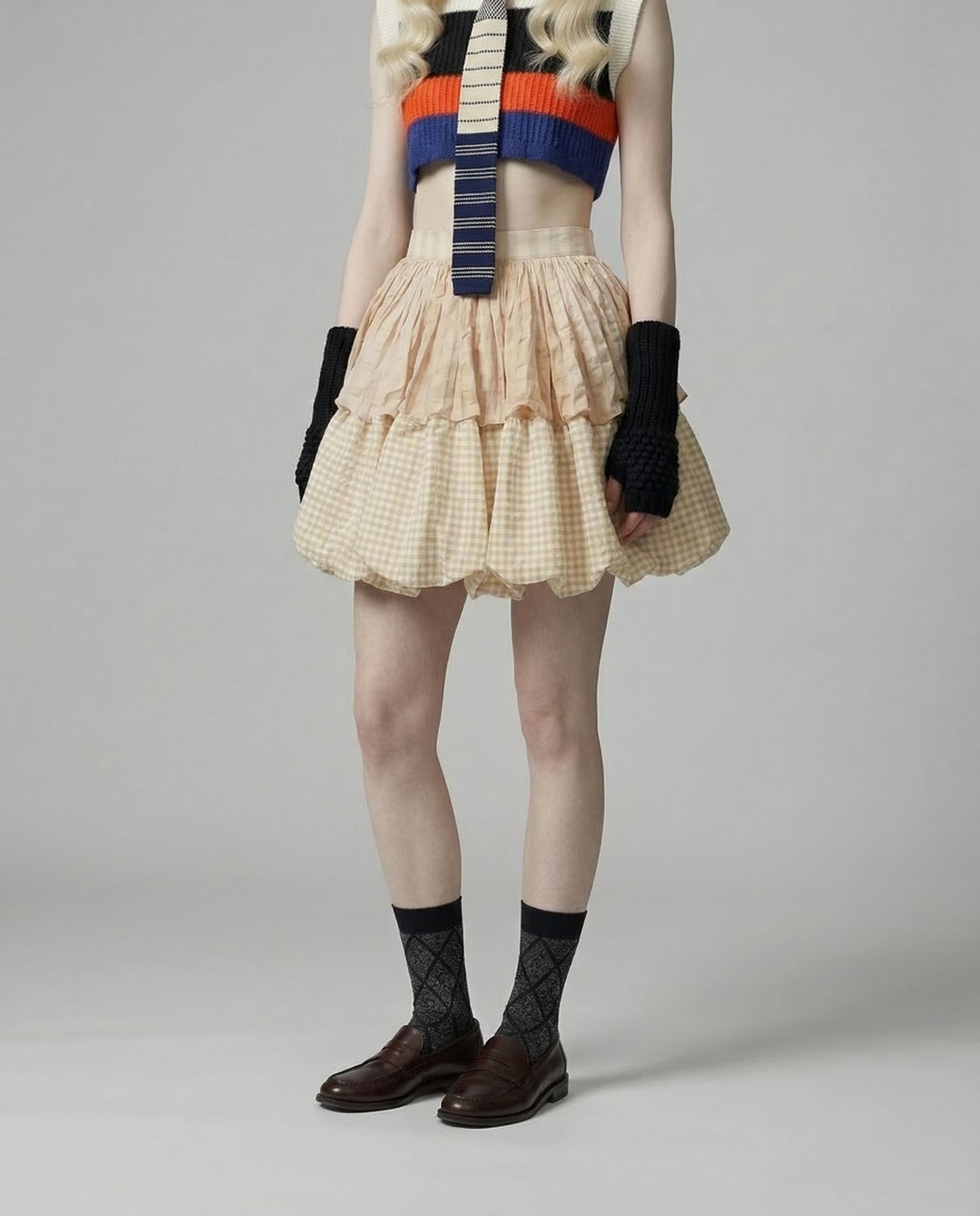 Pollera Yellow Miniskirt