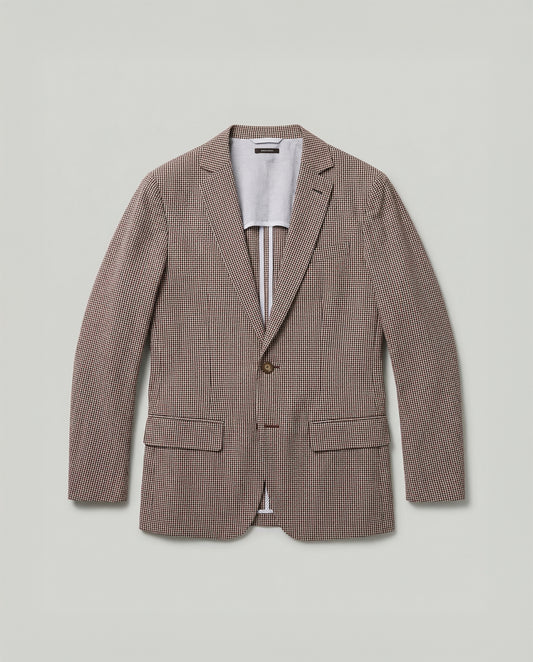 Two Doggie Seersucker Jacket