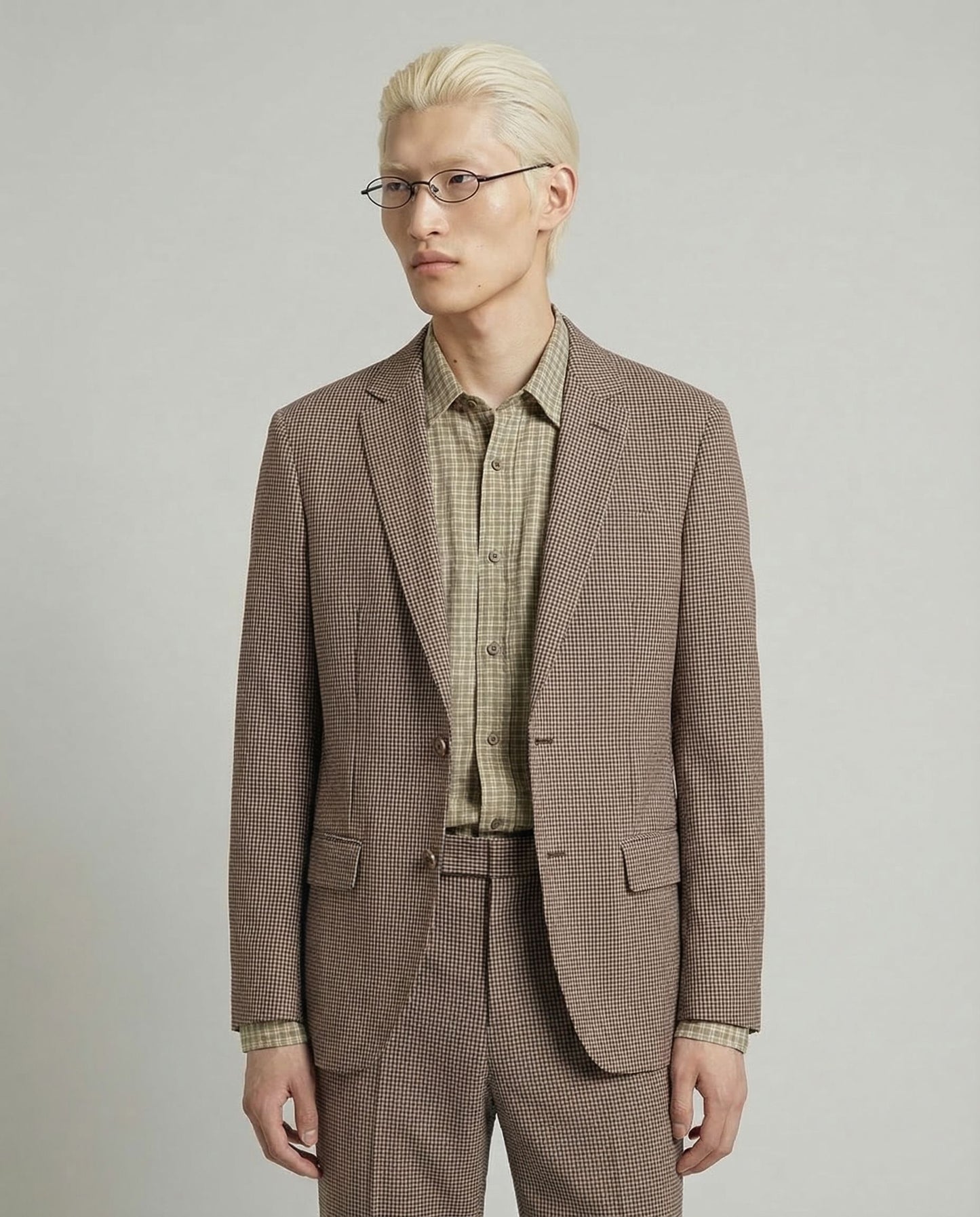 Two Doggie Seersucker Jacket