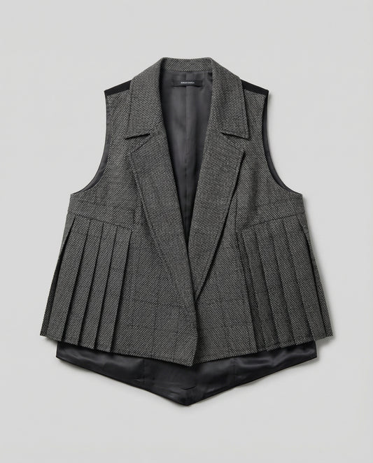 Equestrian Pleated Vest