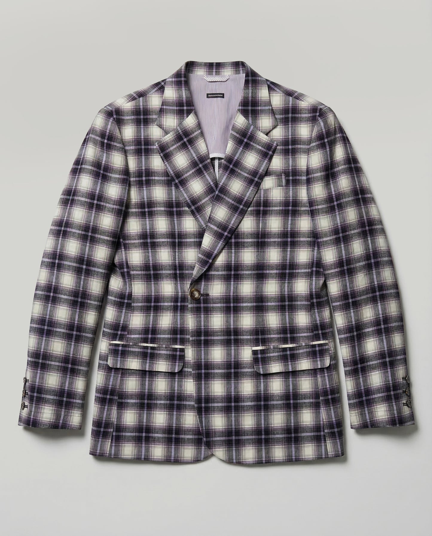 Madras Plaid Blazer