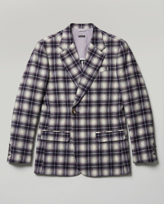 Madras Plaid Blazer