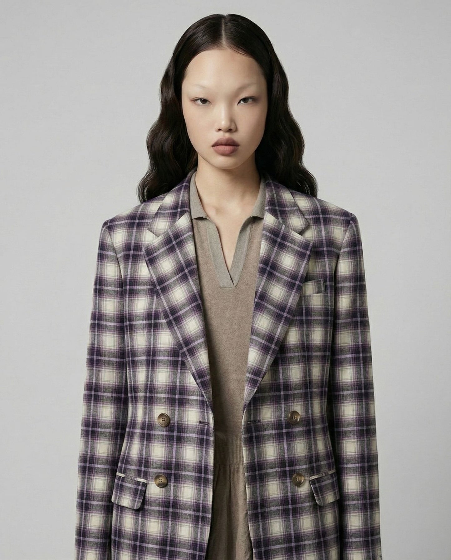 Madras Plaid Blazer