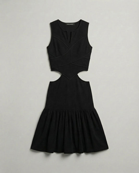 Black Cut Out Dress