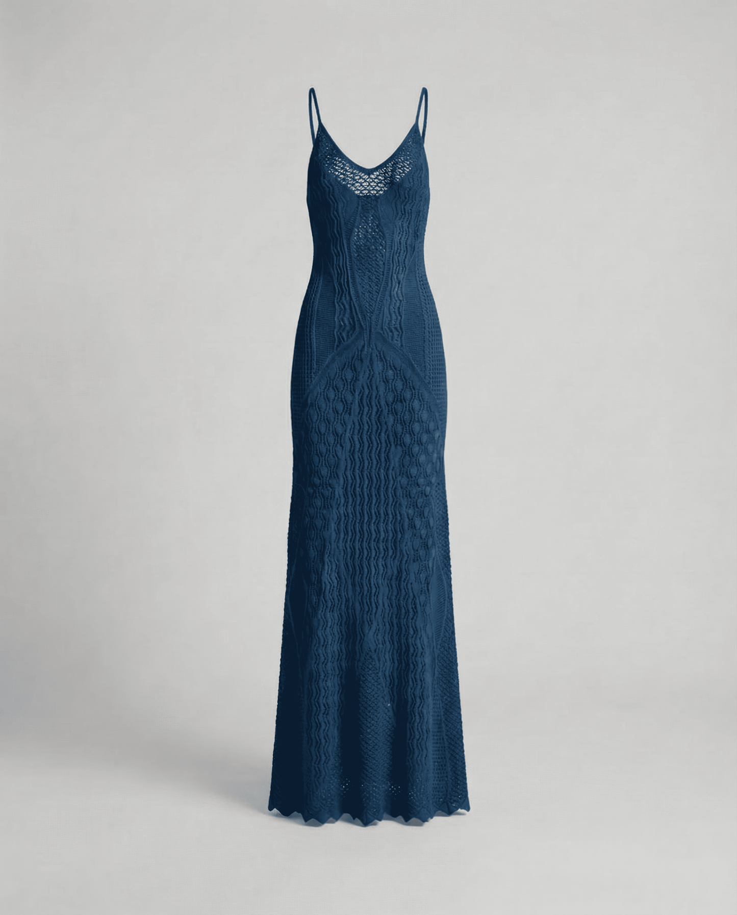 Deep Blue Mermaid Dress