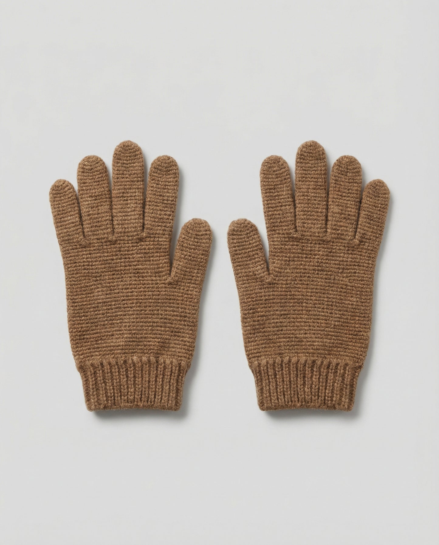 Sierra Knitted Brown Gloves