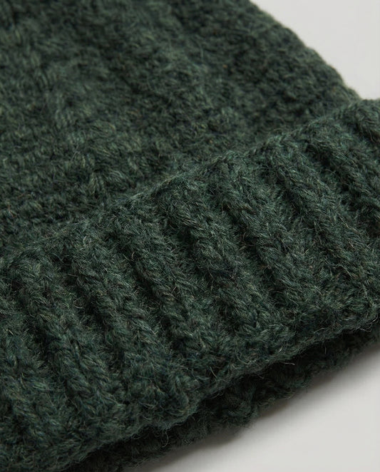 Sierra Knitted Green Beanie