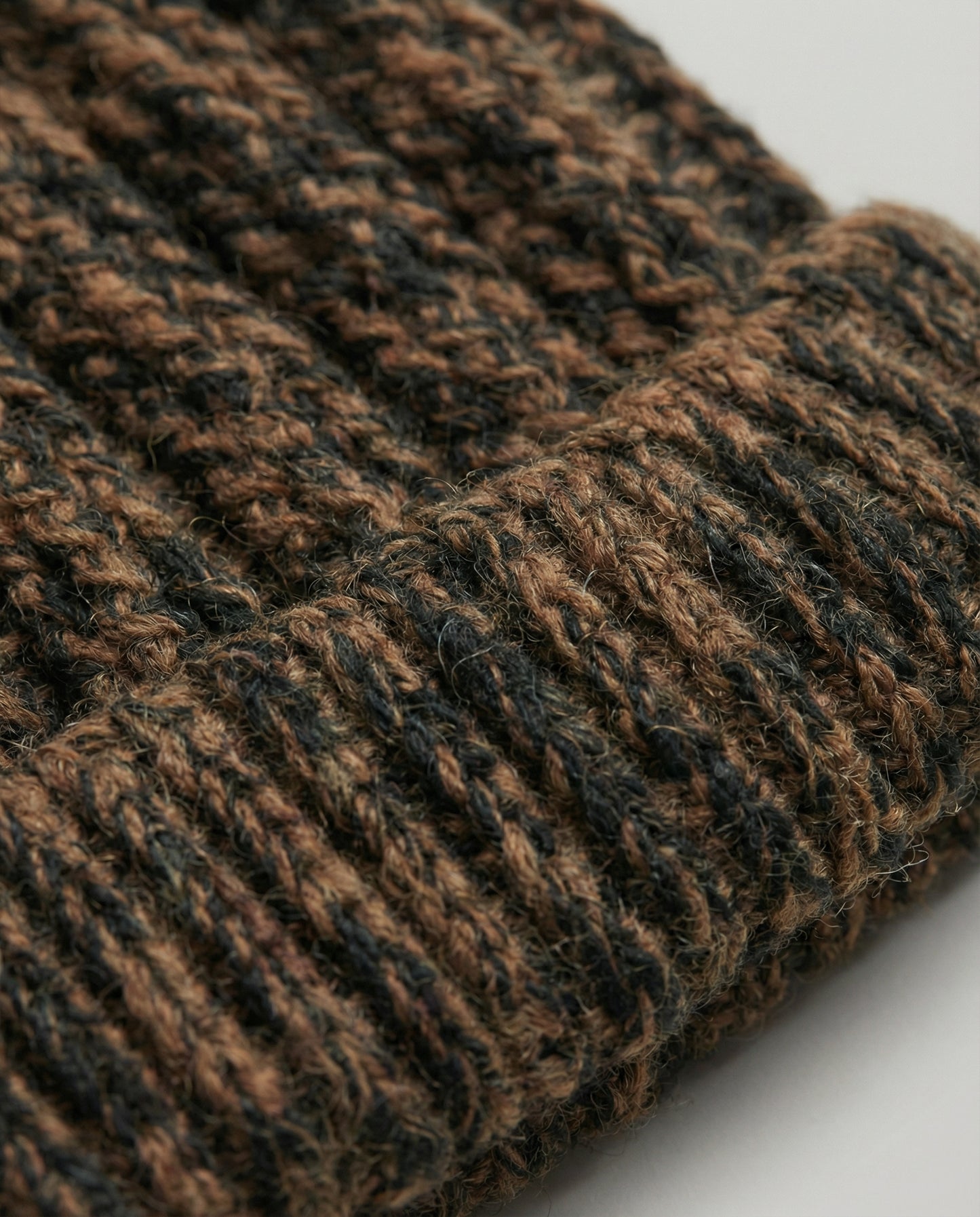 Sierra Knitted Brown Beanie