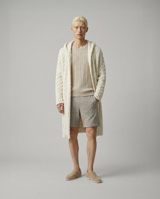 Beige Palanqueado Crop