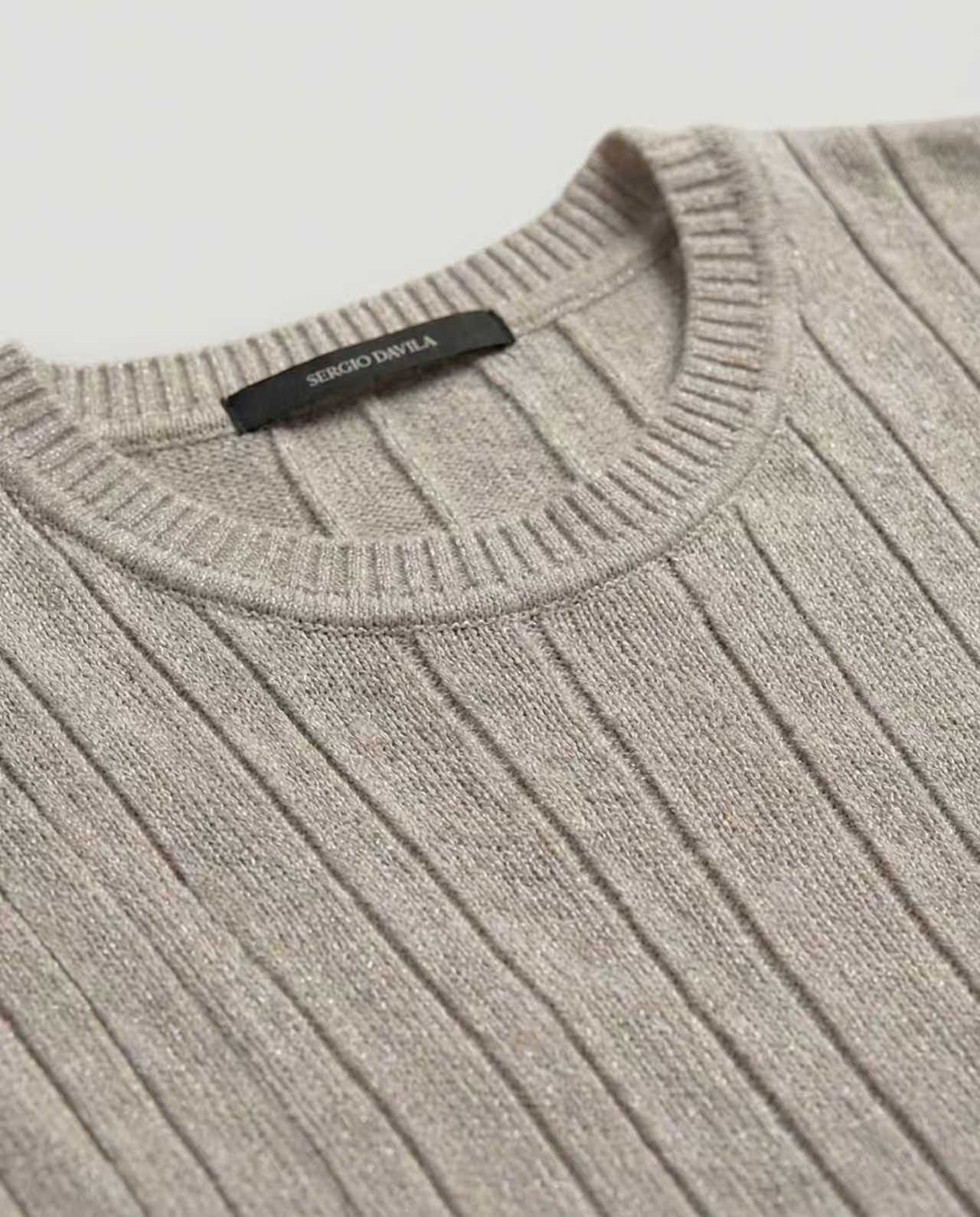 Beige Palanqueado Crop