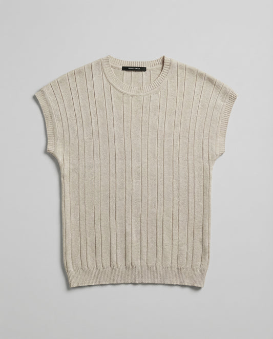 Beige Palanqueado Crop
